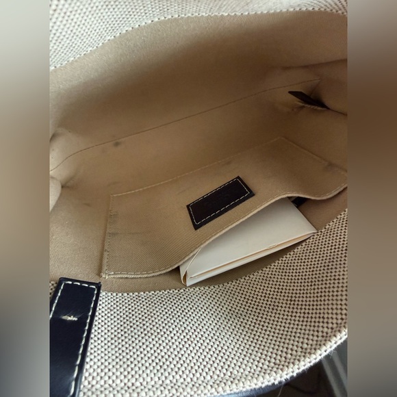 Chloé Beige and Black Woody Tote Bag, Small - Picture 10 of 11